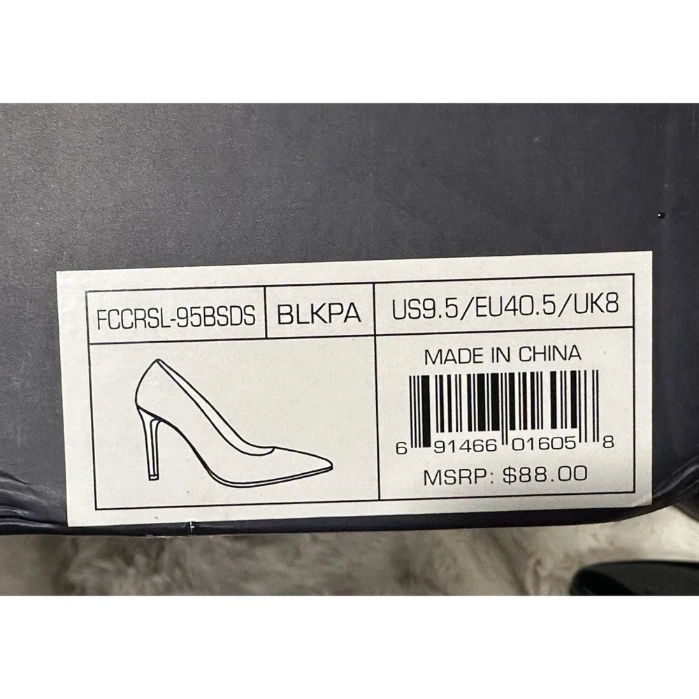French Connection Womens Sierra Pointed Toe Comfortable Pumps Black Size 9.5 NWB